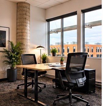 Large private office at Hedhofis Angus