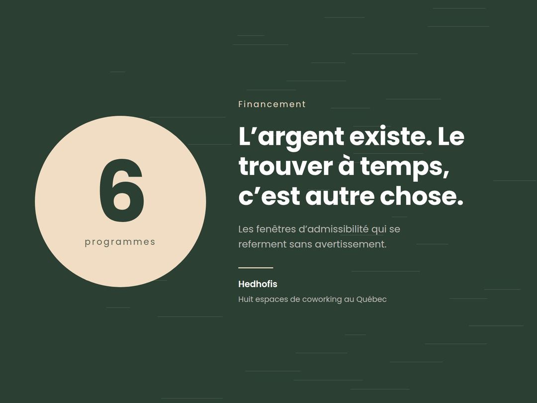 Top 6 programmes d'aide au démarrage d'entreprise au Québec